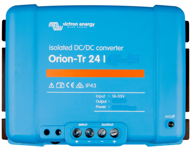 Orion-Tr 24/24-17A (400W) Isolated DC-DC converter 