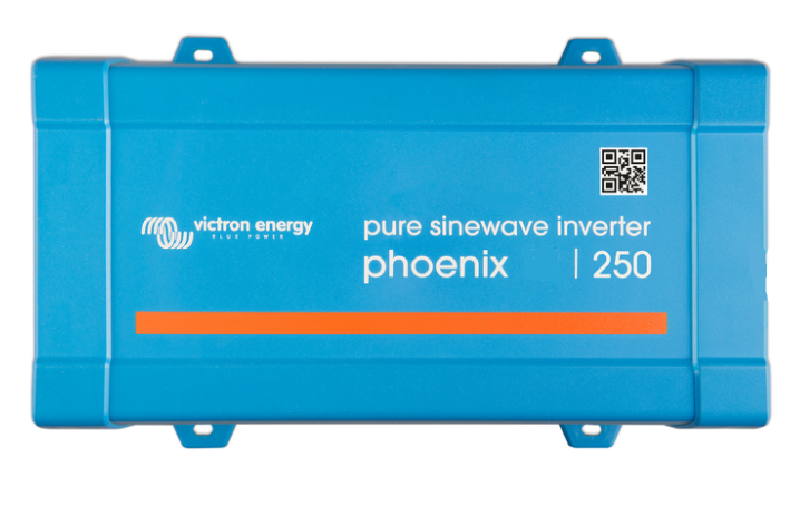 Victron Phoenix 24V, 250va 230v  Sine wave Inverter. Unit has UK outlet socket. VE.Direct unit
