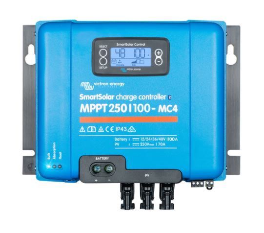 Victron SMART BlueSolar Charge Controller – 250/100A - With MC4 Connection