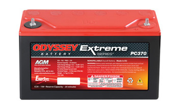 Odyssey  Battery - 12V - 15Ah (200cca) - Odyssey PC370 