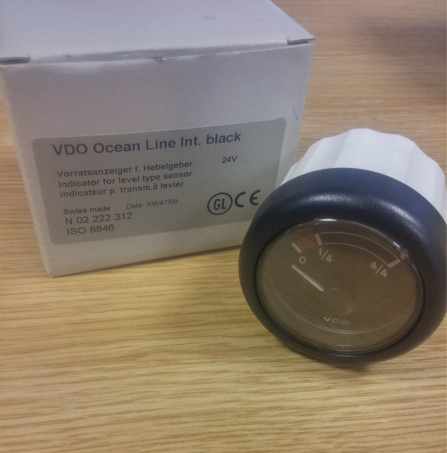 VDO Ocean Line Fuel contents gauge, 24v, 52mm - N02222312

