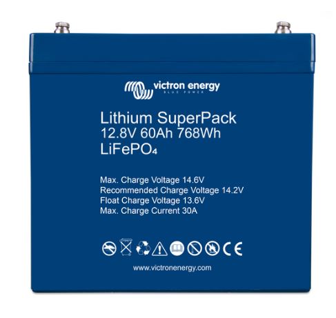 Victron Lithium SuperPack - 12.8V 60AH