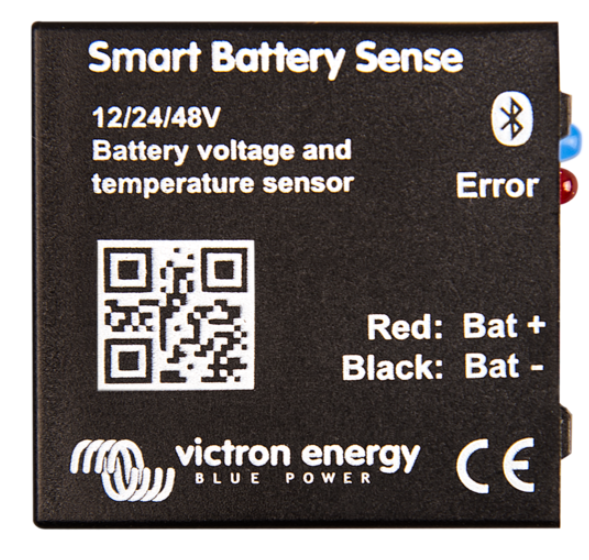 Wireless battery voltage and temperature sensor for Victron MPPT Solar Chargers. 